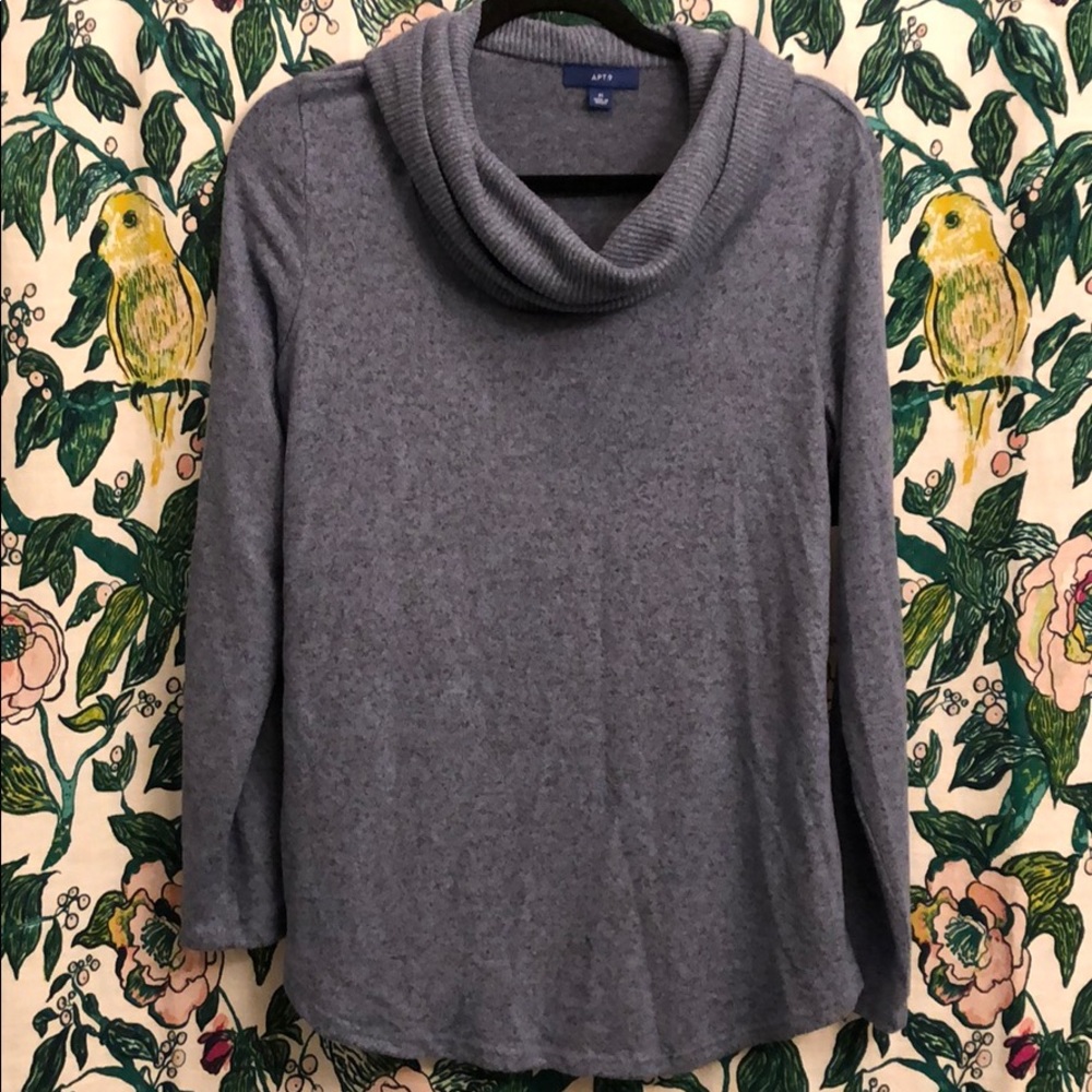 NWT Apt.9 Lightweight Cowl Neck Sweater